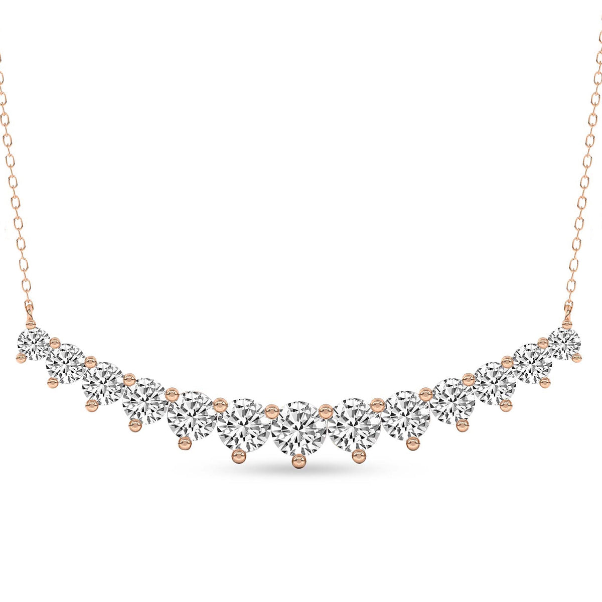 Glistening Diamond Necklace
