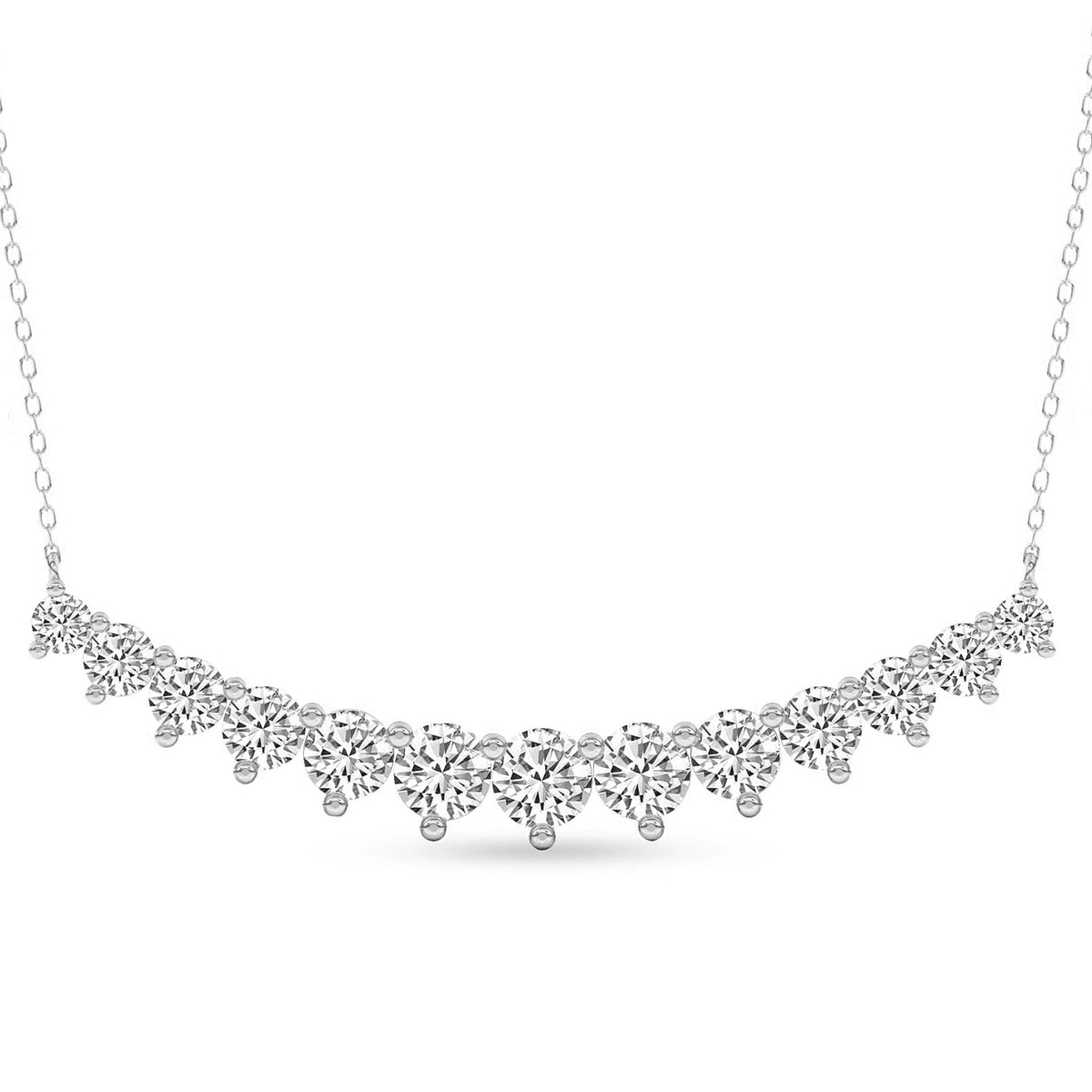 Glistening Diamond Necklace