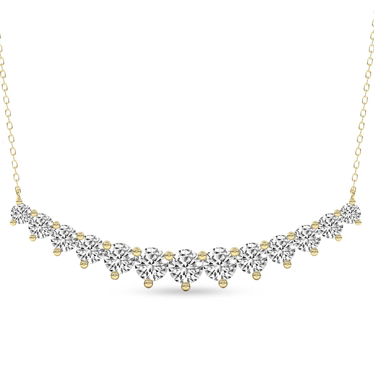 5.06 Carat Diamond Fashion Necklace 14K