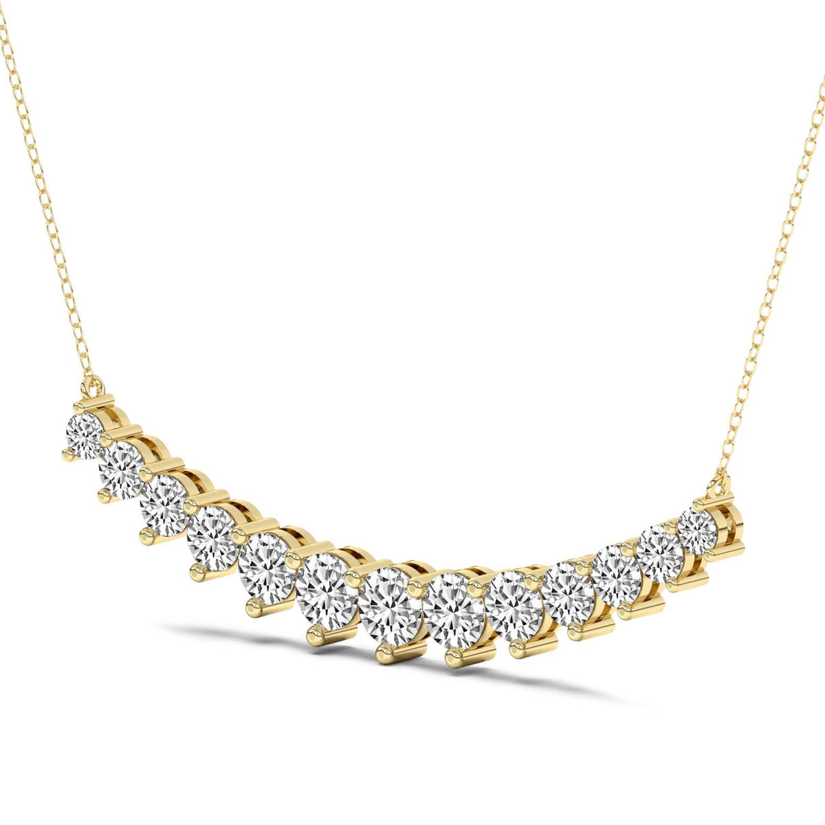 5.06 Carat Diamond Fashion Necklace 14K