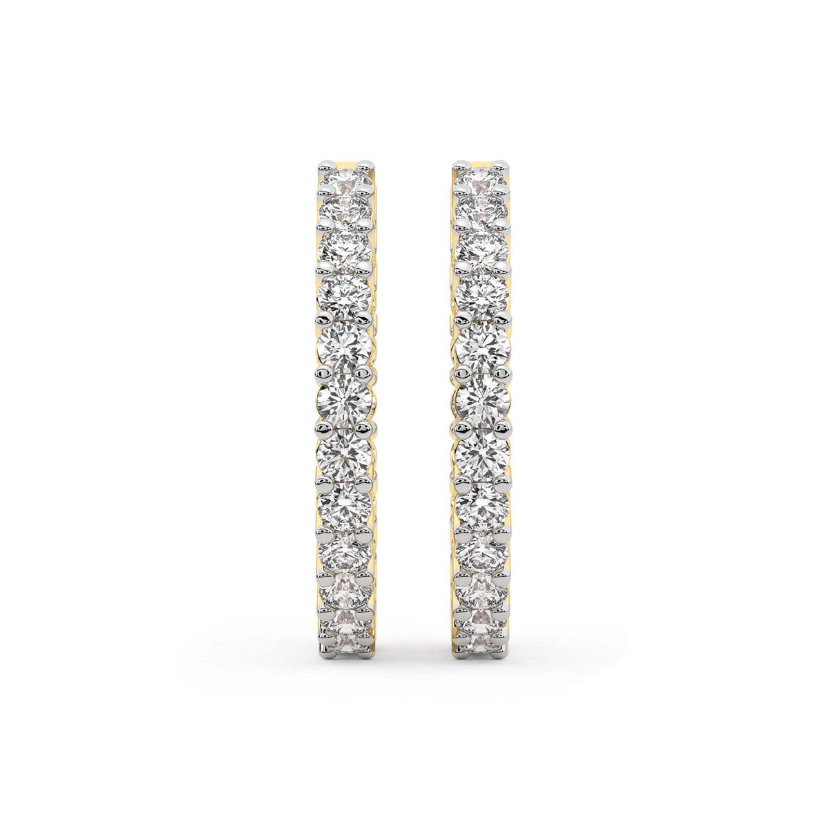 5.66 Carat 14K Gold Aurelia Hoop Earring