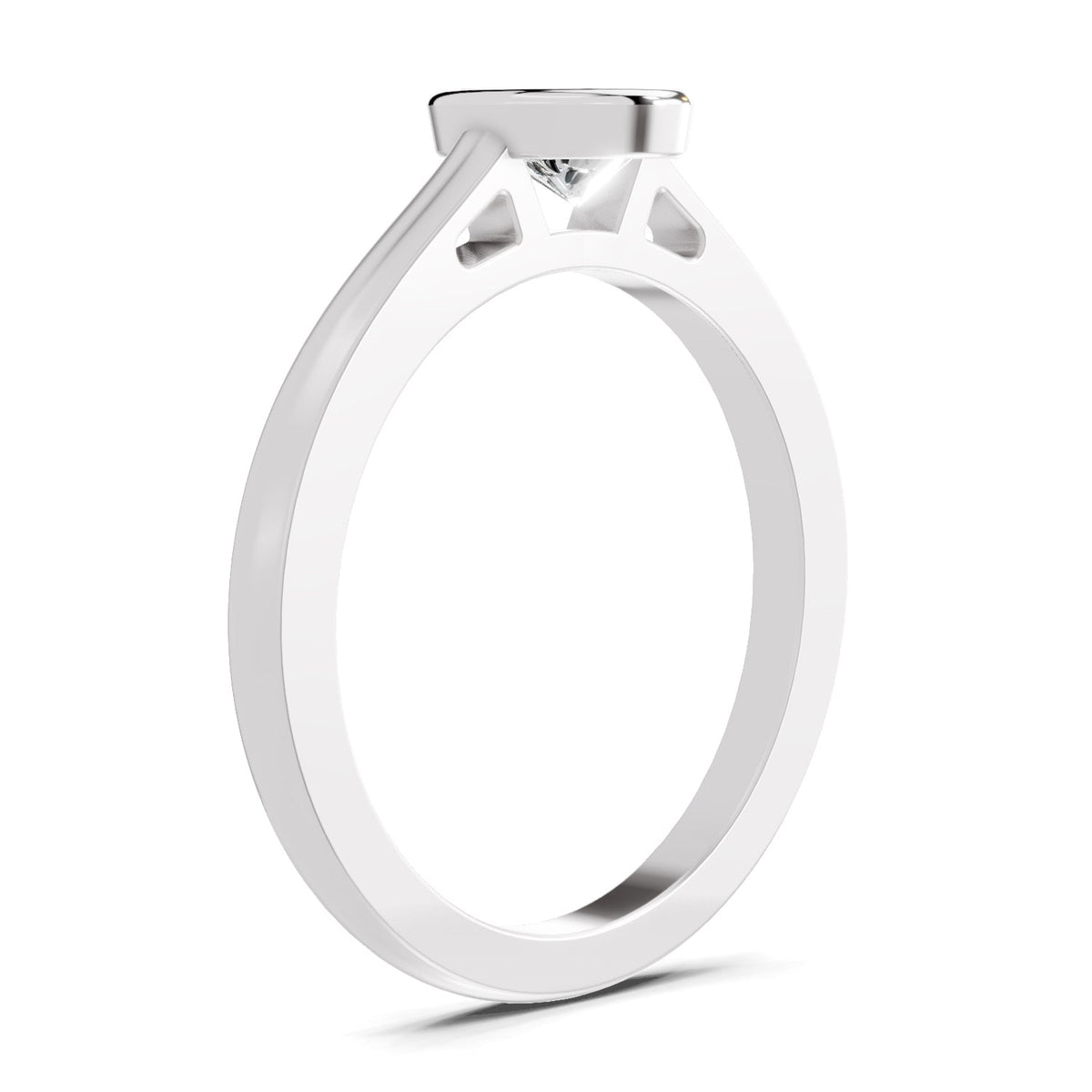 Luminous Pear Solitaire Diamond Ring