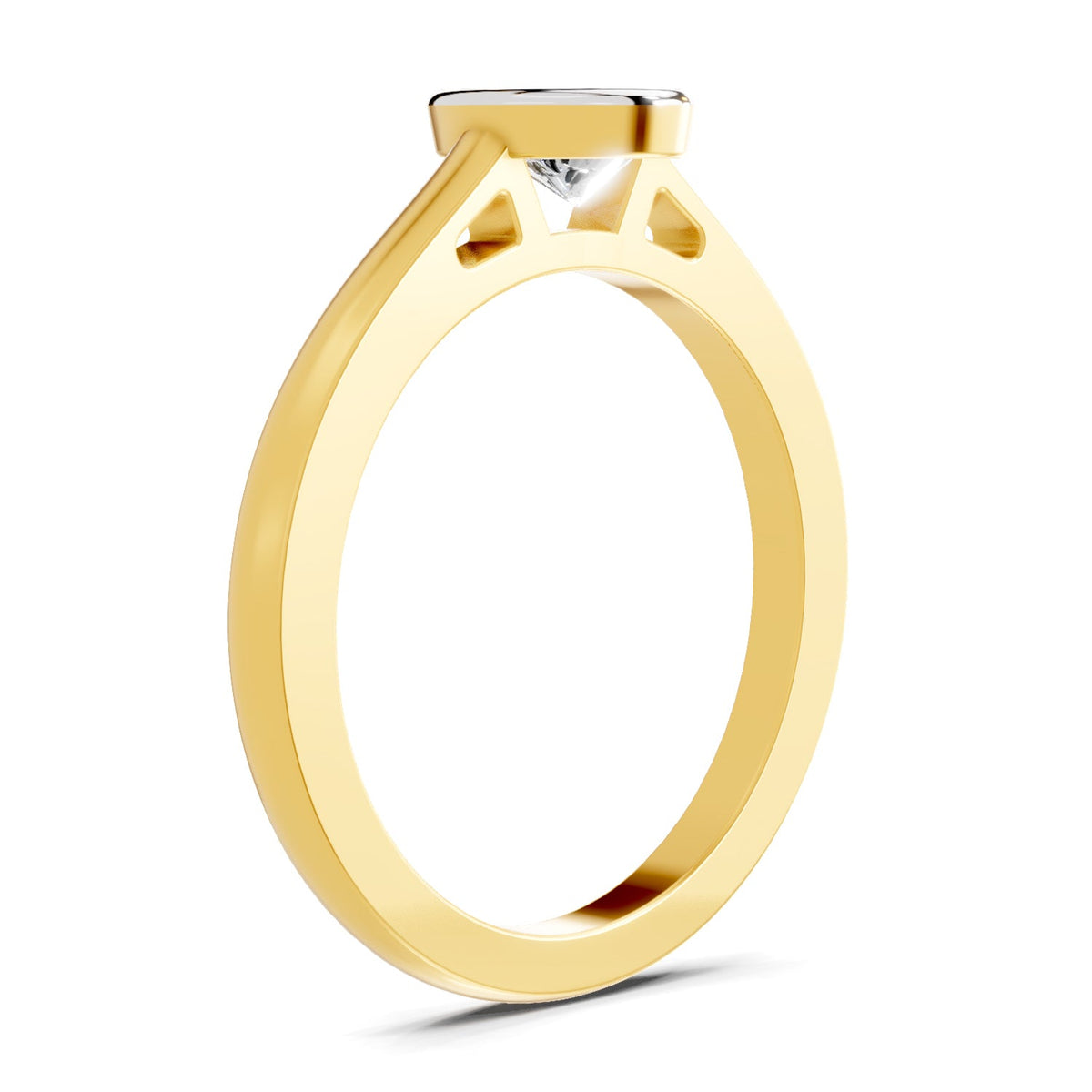 Luminous Pear Solitaire Diamond Ring