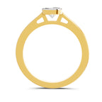 Luminous Pear Solitaire Diamond Ring