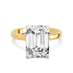 Captivating Emerald-Cut Solitaire Diamond Ring