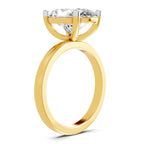 Regal Oval Solitaire Diamond Ring