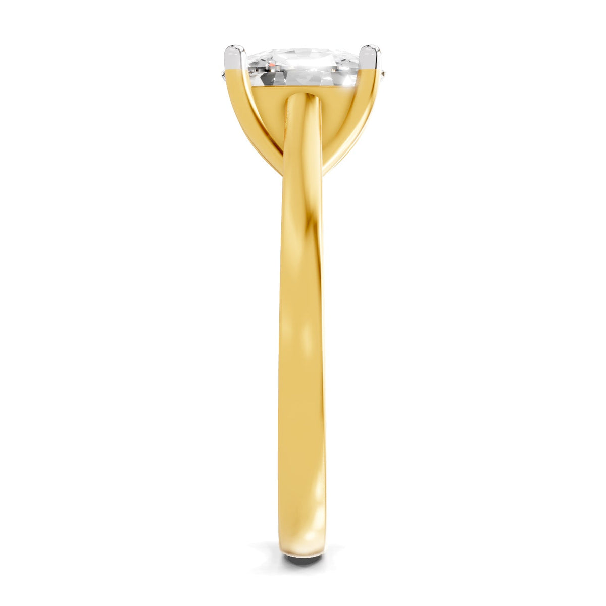 Dazzling Cushion Solitaire Diamond Ring