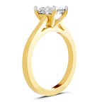 Sublime Emerald-Cut Solitaire Diamond Ring