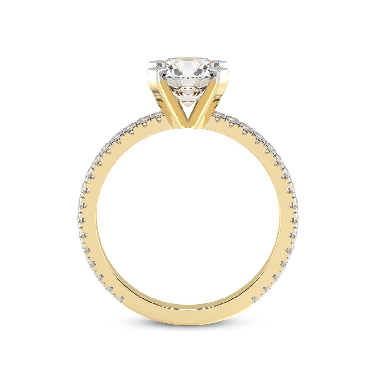 5.47 Carat 14K Gold Solitaire Ring (10)