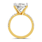 Refined Princess-Cut Solitaire Diamond Ring