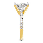 Refined Princess-Cut Solitaire Diamond Ring