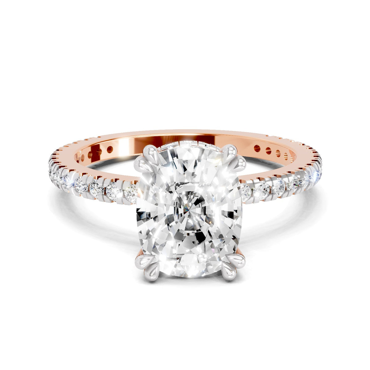 Regal Cushion Solitaire Diamond Ring