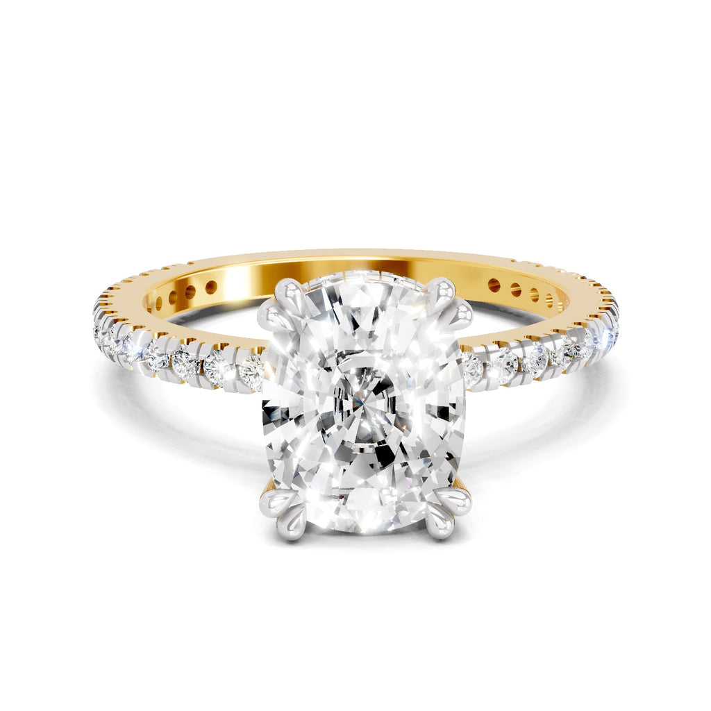 Regal Cushion Solitaire Diamond Ring