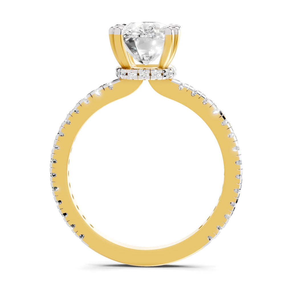 Regal Cushion Solitaire Diamond Ring