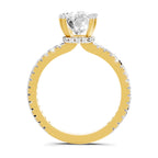 Regal Cushion Solitaire Diamond Ring