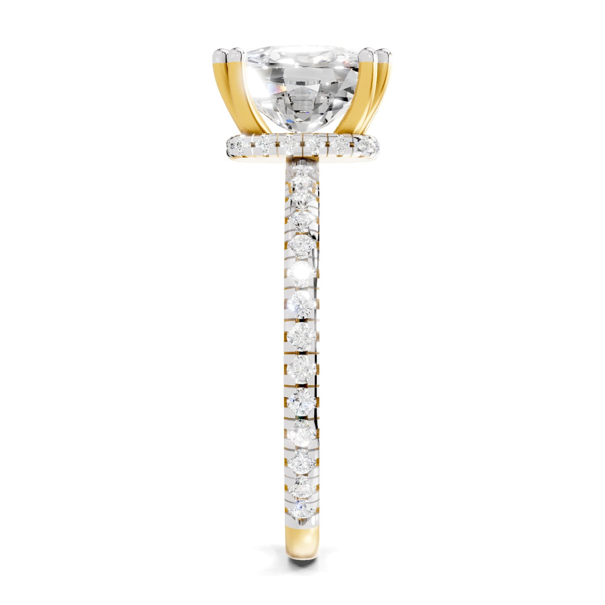 Regal Cushion Solitaire Diamond Ring