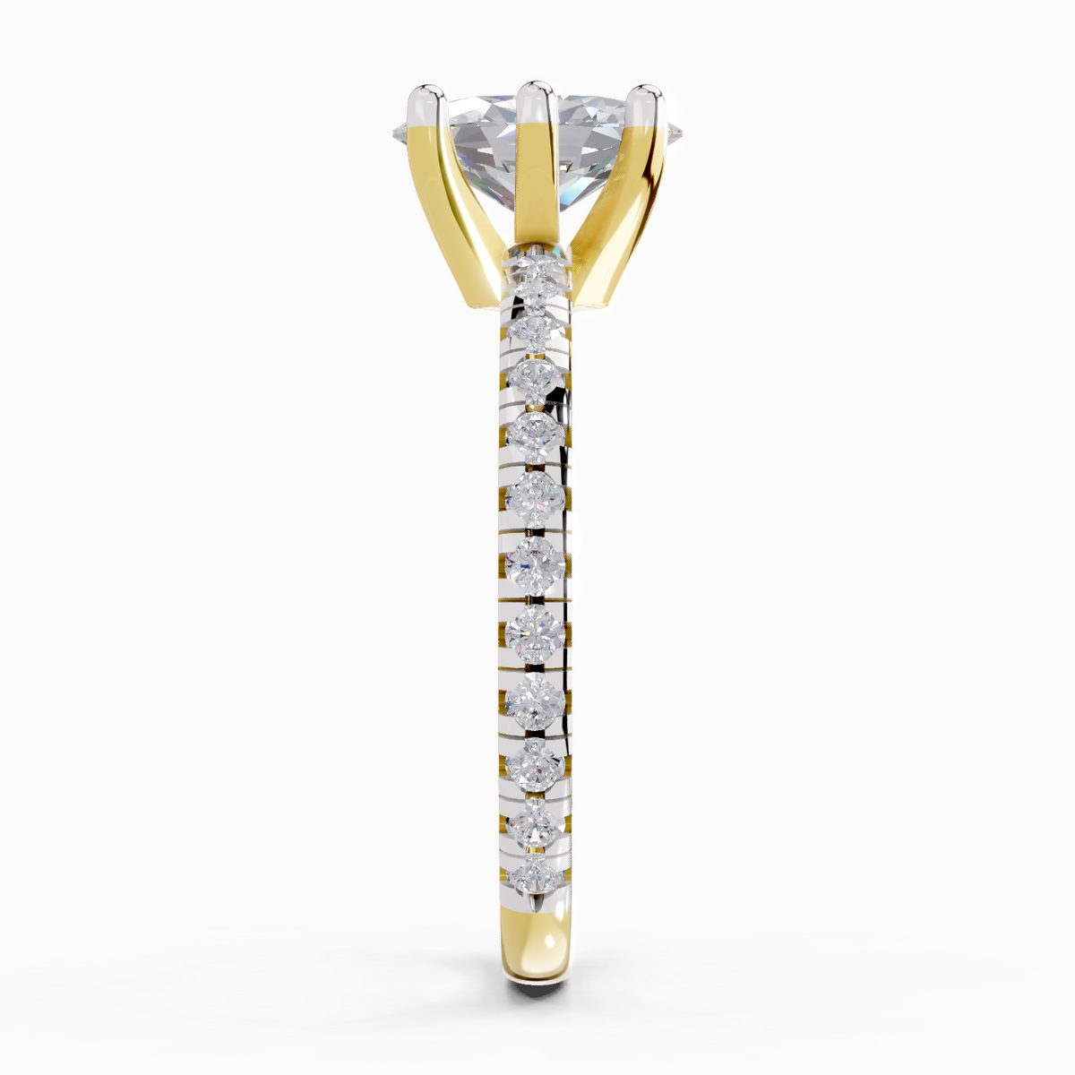 Iconic Oval Solitaire Diamond Engagement Ring
