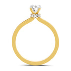 Dreamy Oval Solitaire Diamond Ring