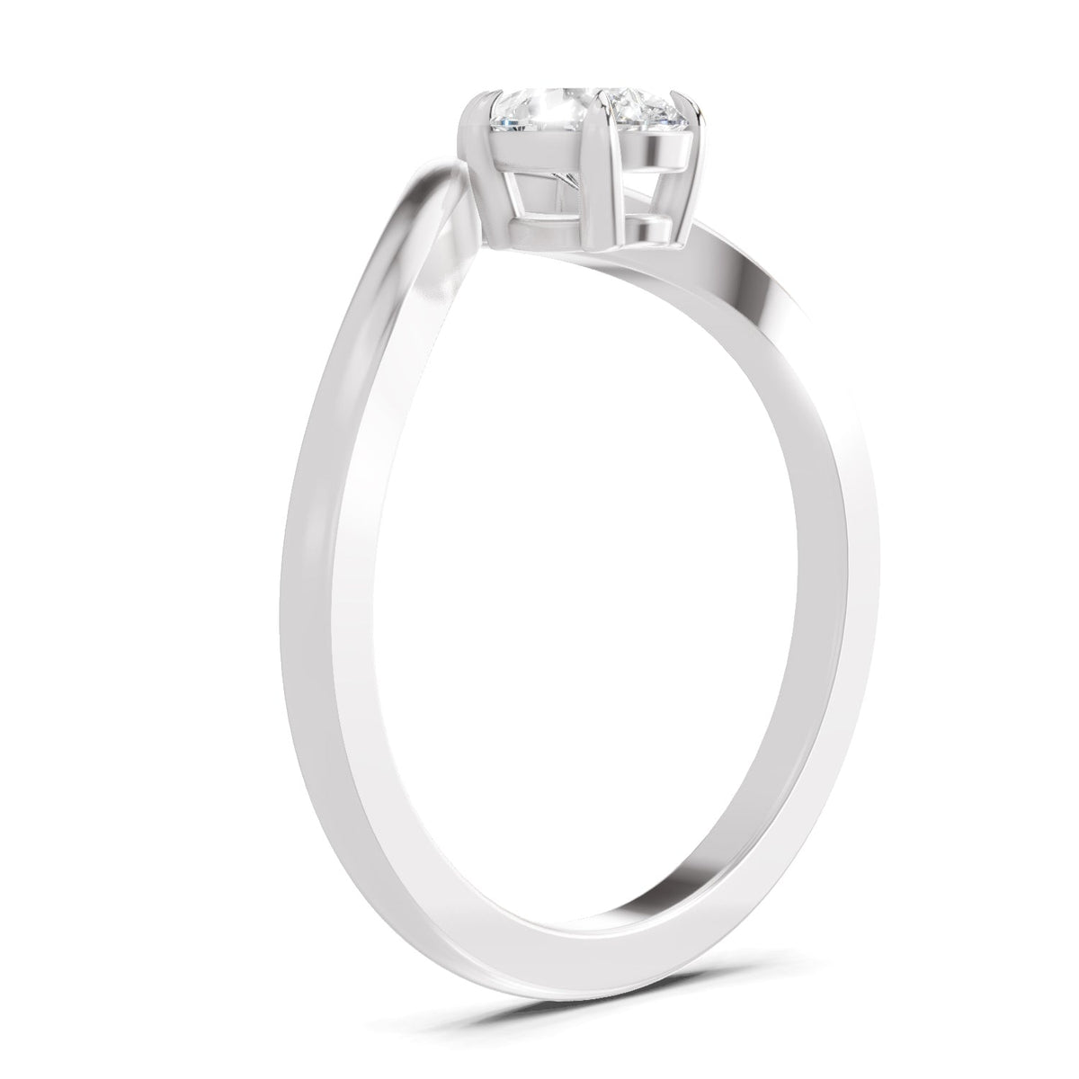Iconic Pear Solitaire Diamond Ring