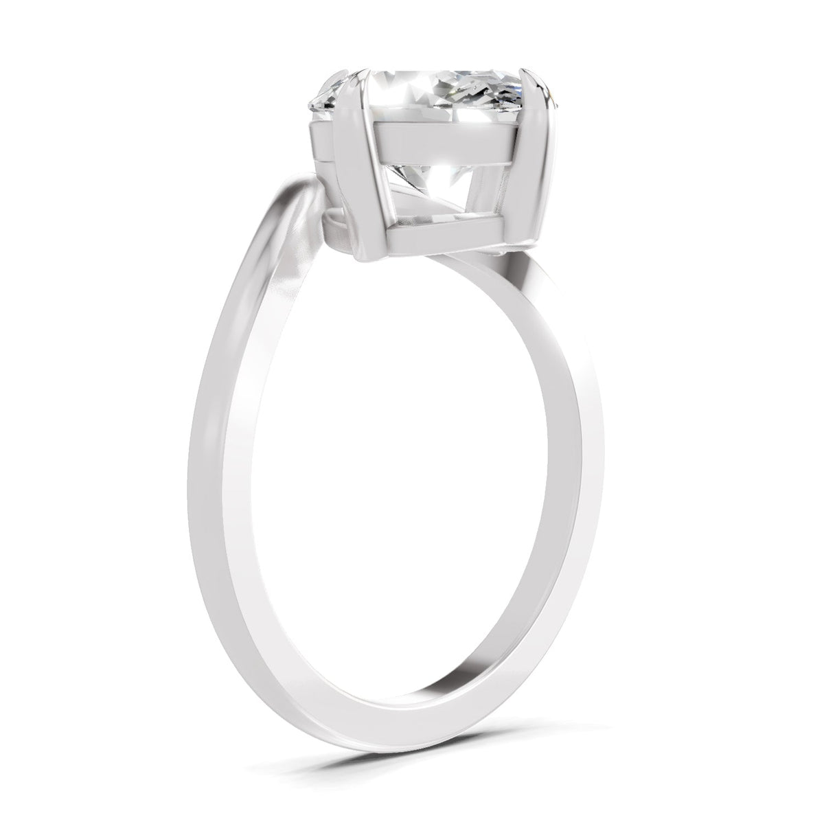 Enchanting Oval Solitaire Diamond Ring