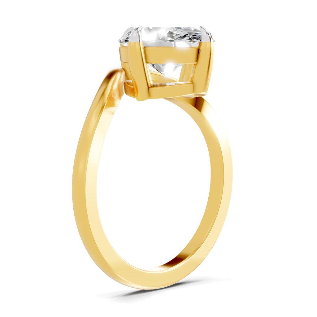 Enchanting Oval Solitaire Diamond Ring