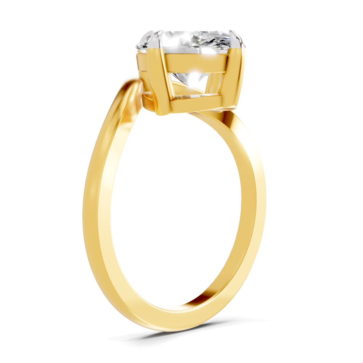Enchanting Oval Solitaire Diamond Ring