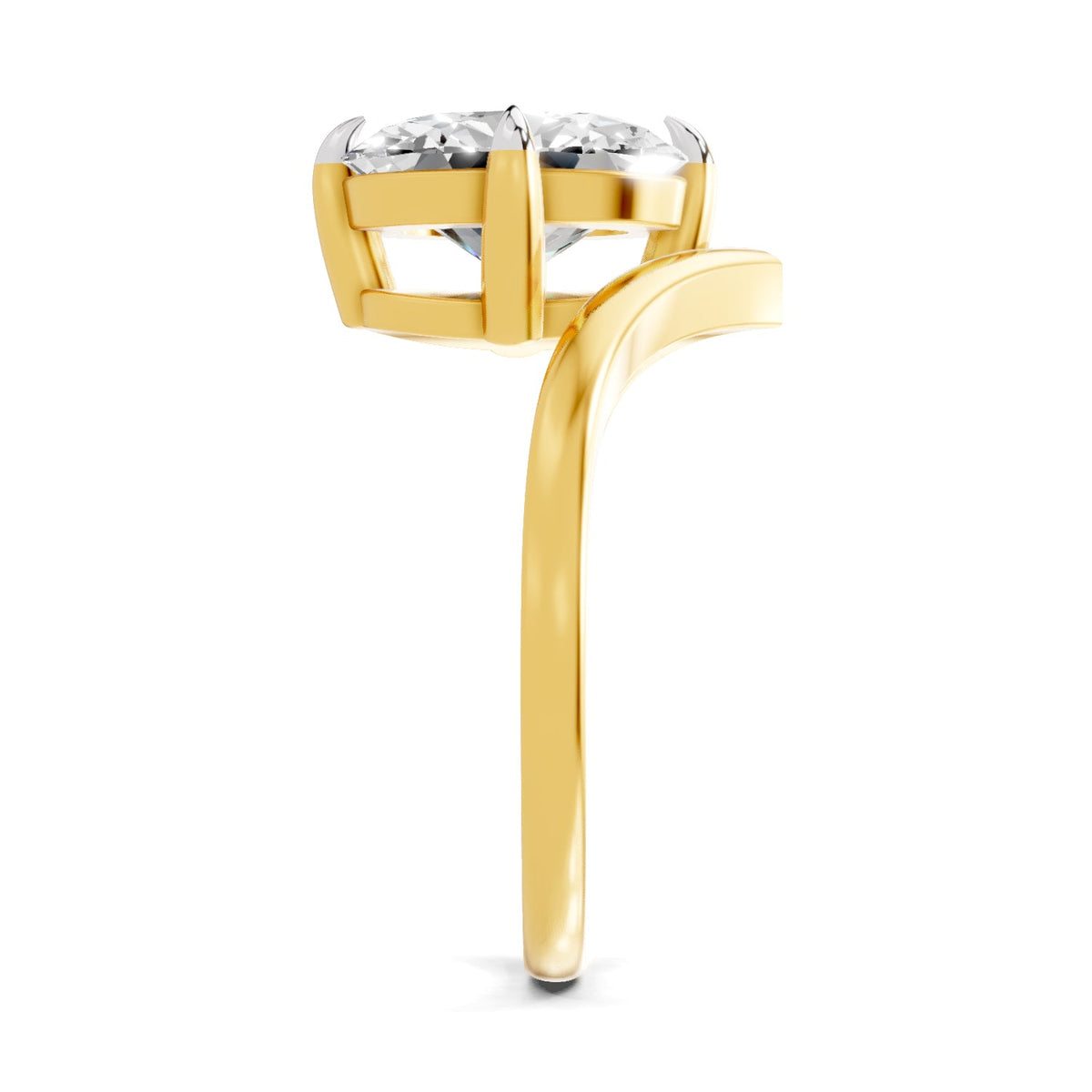 Enchanting Oval Solitaire Diamond Ring
