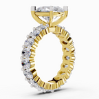 Stunning Oval Eternity Diamond Ring