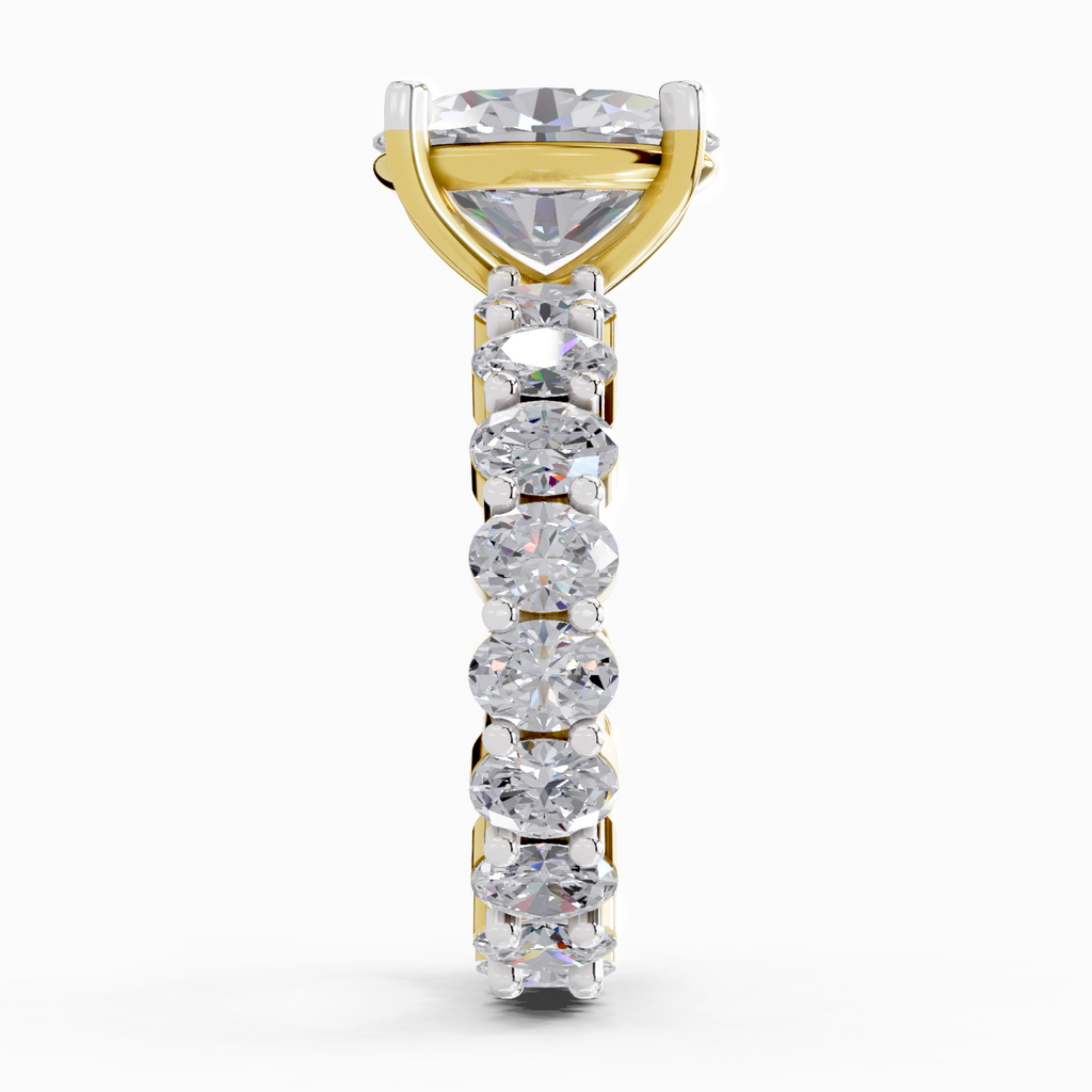 Stunning Oval Eternity Diamond Ring