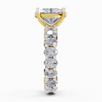 Stunning Oval Eternity Diamond Ring