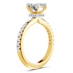 Glistening Emerald-Cut Solitaire Diamond Ring