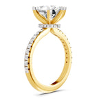 Stunning Oval Solitaire Diamond Ring