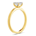 Radiant Emerald-Cut Solitaire Diamond Ring