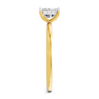 Sparkling Radiant-Cut Solitaire Diamond Ring