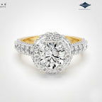Arias by Lara Dutta Gleaming Halo Diamond Ring