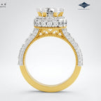 Arias by Lara Dutta Gleaming Halo Diamond Ring