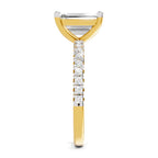 Resplendent Emerald-Cut Diamond Engagement Ring
