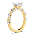 Ethereal Oval Solitaire Diamond Ring