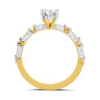 Ethereal Oval Solitaire Diamond Ring