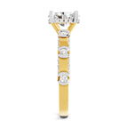 Ethereal Oval Solitaire Diamond Ring