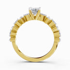Elegant Emerald-Cut Solitaire Diamond Ring