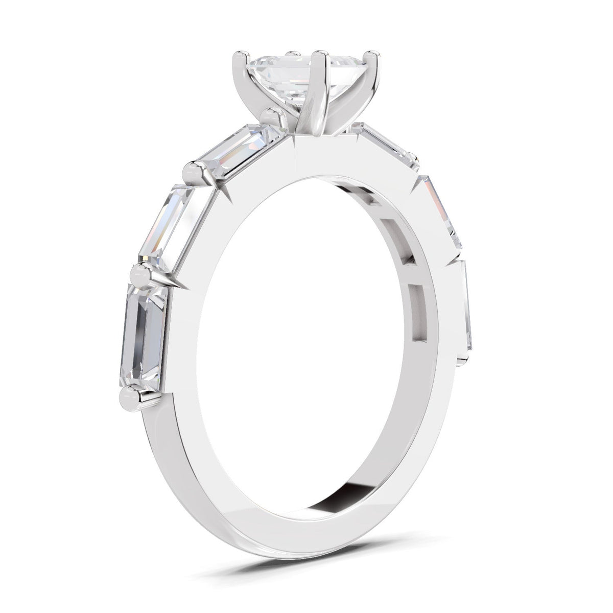 Iconic Emerald-Cut Solitaire Diamond Ring