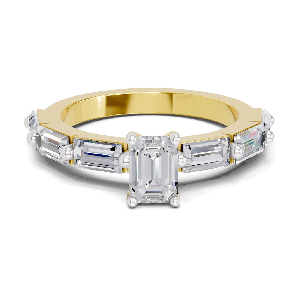Iconic Emerald-Cut Solitaire Diamond Ring