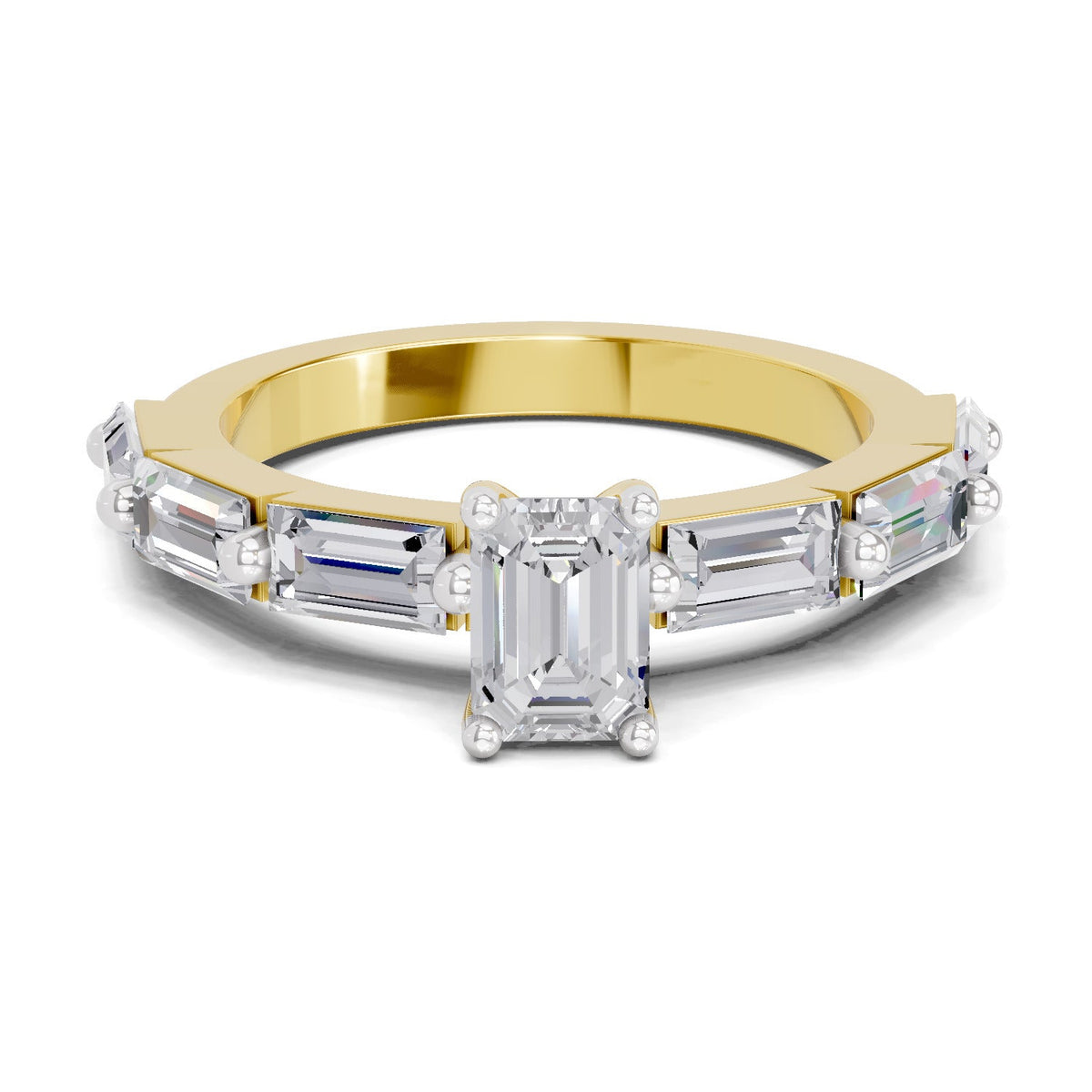 Iconic Emerald-Cut Solitaire Diamond Ring