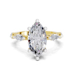 Majestic Marquise Solitaire Diamond Ring