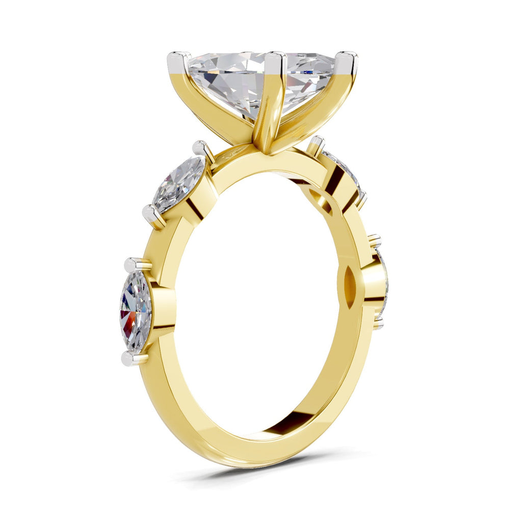 Majestic Marquise Solitaire Diamond Ring