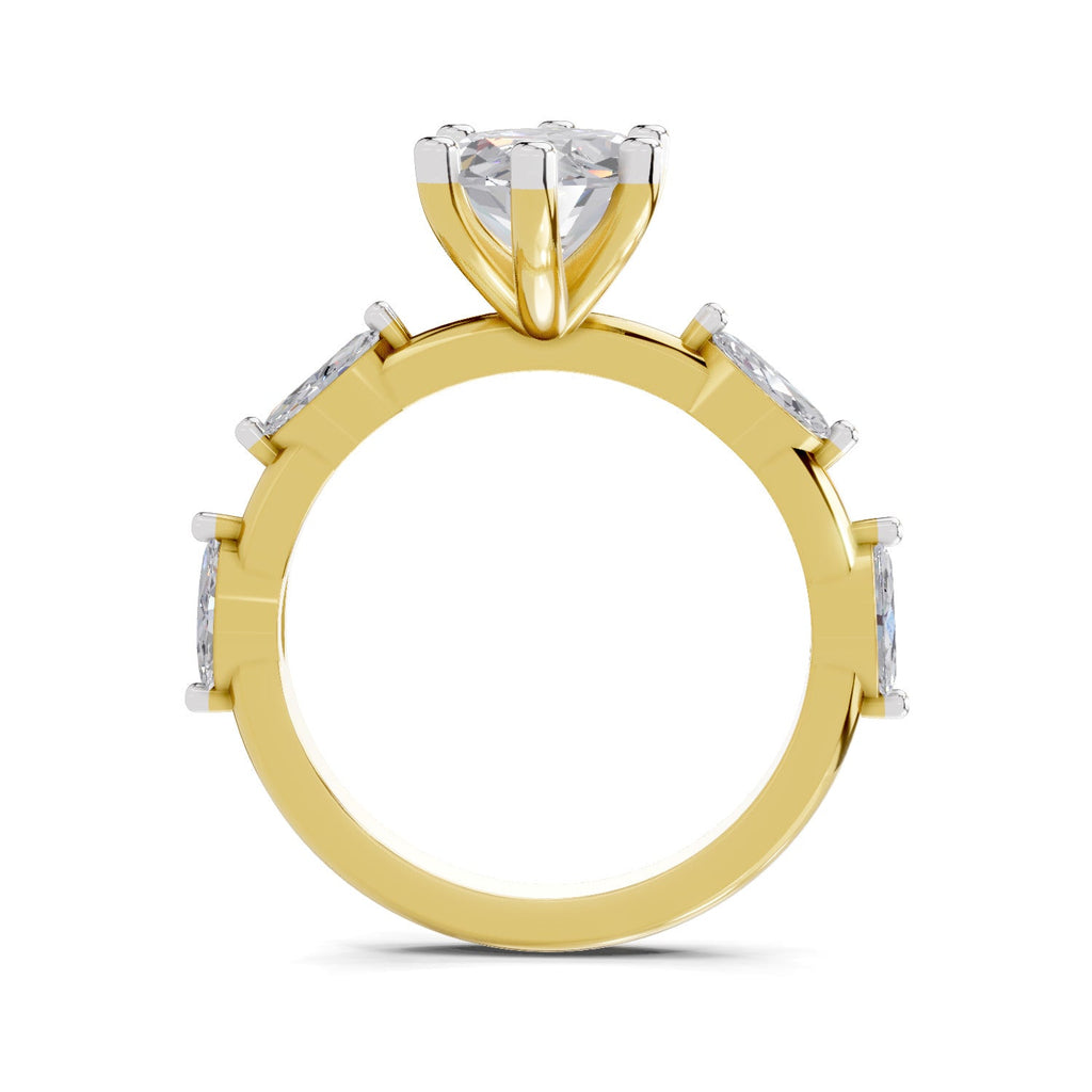 Majestic Marquise Solitaire Diamond Ring