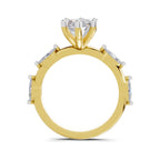 Majestic Marquise Solitaire Diamond Ring