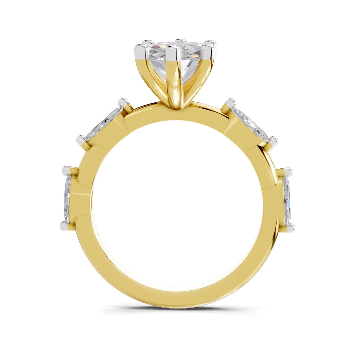Majestic Marquise Solitaire Diamond Ring