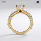 Arias by Lara Dutta Classic Emerald-Cut Diamond Ring